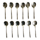 12 cuillères à glace Ercuis en métal argenté