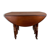 Drop-leaf table in solid wood, 19th century