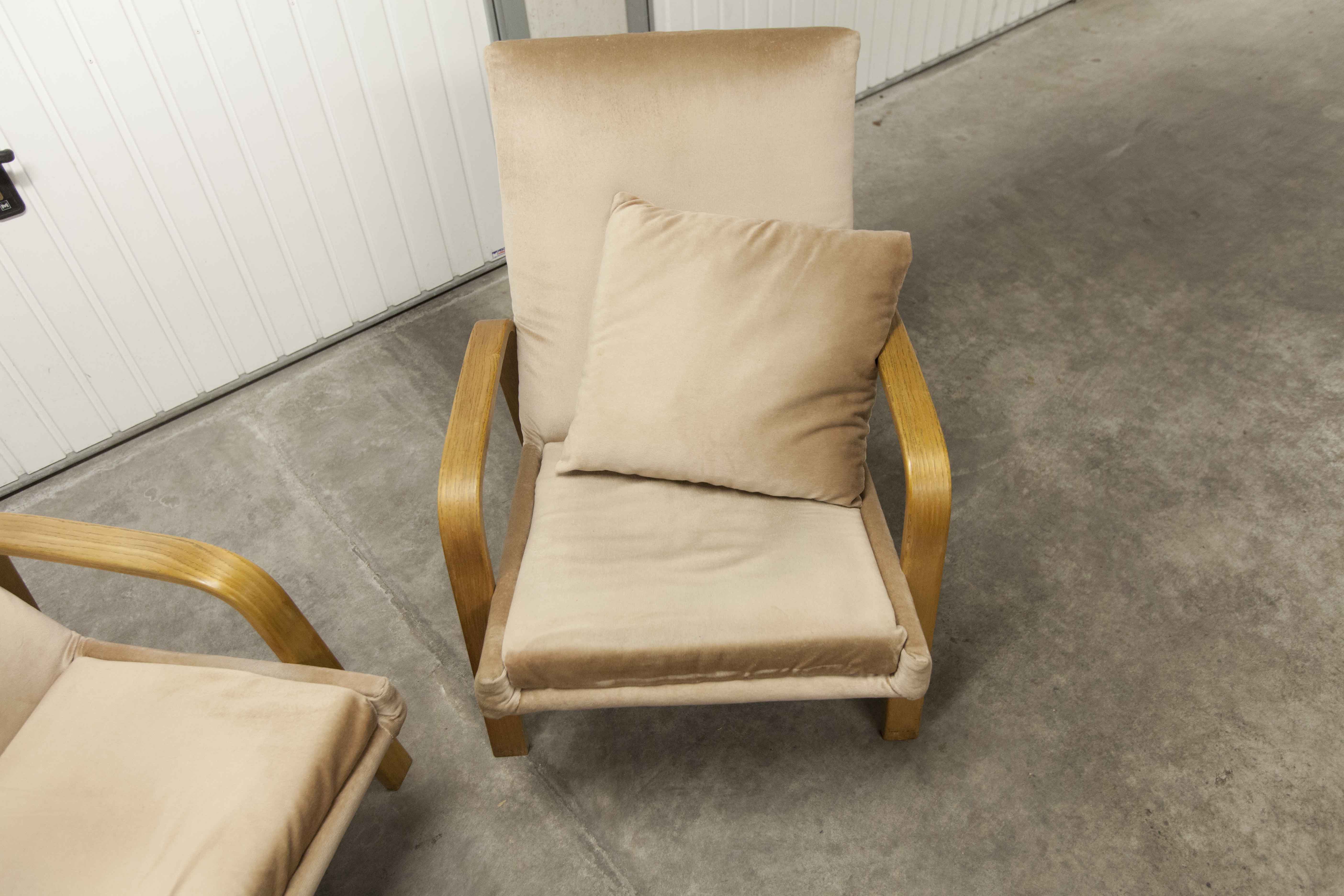 Paire de fauteuils bow wood Steiner ARP 1960