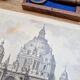 The Berlin Cathedral. Engraving printed in 1897.