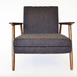 Convertible armchair by V. E. Cukermanienė for Vilniaus Baldų Kombinatas, 1964