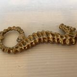 Small brass seahorse