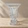Crystal vase signed Art Vannes France – Médicis shape – 28 cm