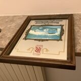 Mirror illustration of old Rolls Royce car