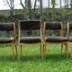 6 Scandinavian dining chairs from the 1960s.
