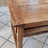 Table de ferme ancienne en bois de hêtre XIXème
