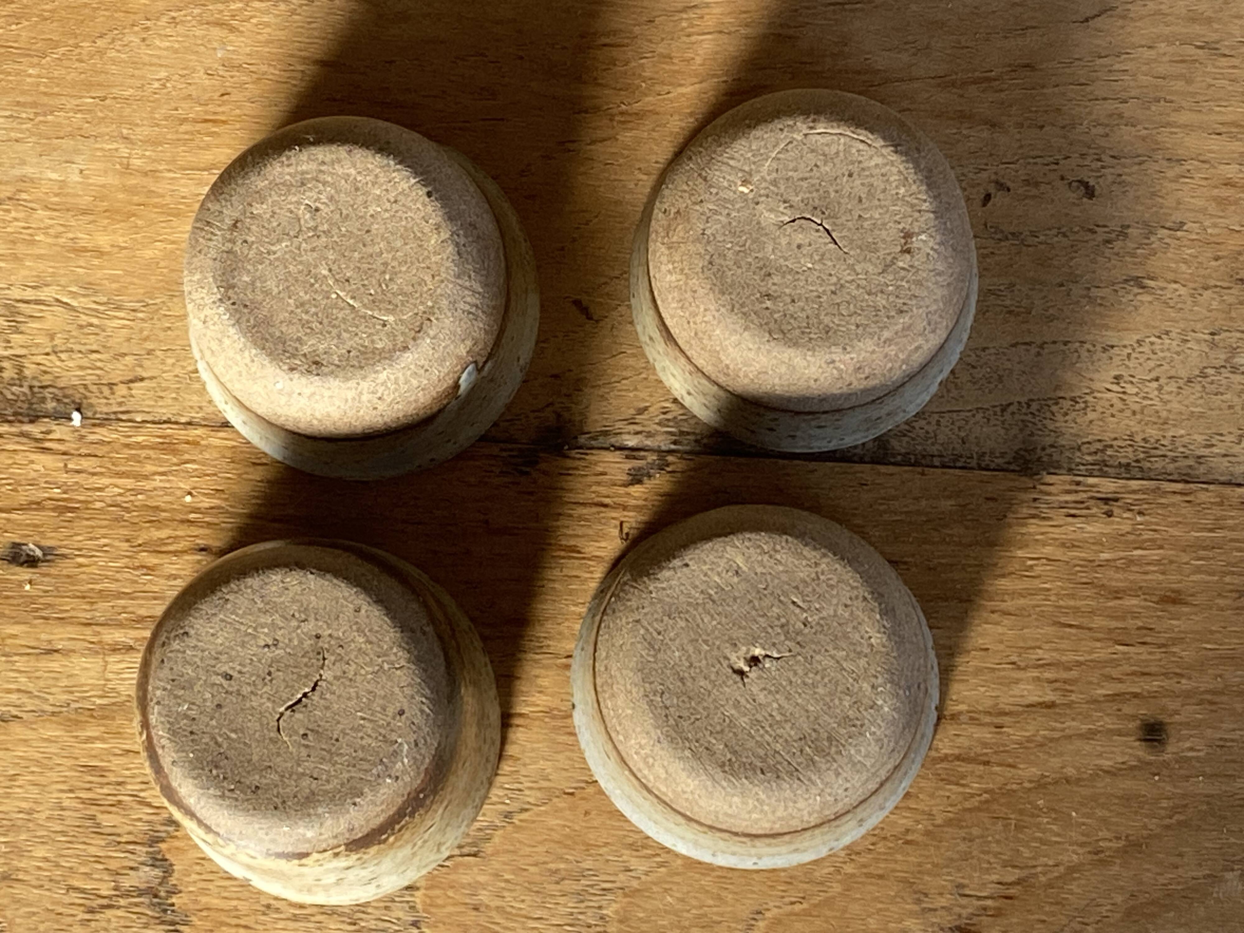 Handmade stoneware coffee set