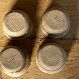 Handmade stoneware coffee set