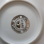 Sauceboat Art Porcelain Limoges Porcelain