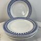 Set of 6 flat plates Sarreguemines Béatrice collection