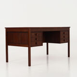 Oak wood desk by Domino Møbler Scandinavian design of the 1970s
