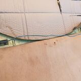 Brass console and mirror