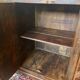 Buffet brutaliste en palissandre massif