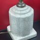 Art Deco cracked ceramic lamp base circa 1930 -