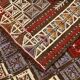 Red Yellow Tribal Pattern Kilim Rug, 145x282Cm