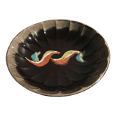 Varnished earthenware dish diameter 26cm