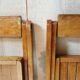 Paire de chaises pliantes