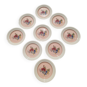9 assiettes plates en - boch modele