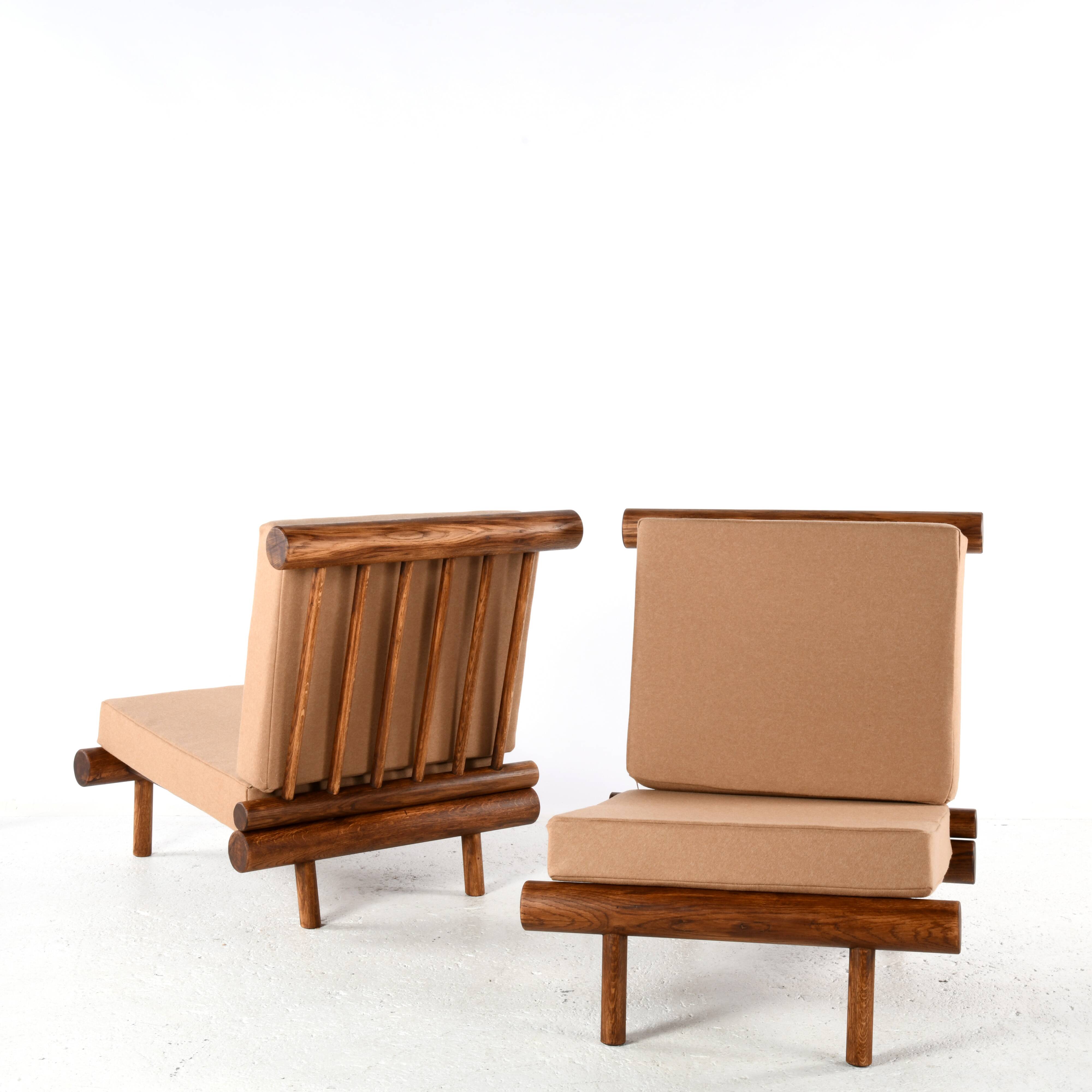 Pair of low chairs