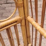 Lit enfant rotin 60's