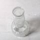 Mid-century Clear Pressed Glass Vase by Adolf Matura / Rosice / 1973