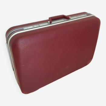 Delsey vintage hard-shell suitcase