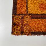 Tapis original scandinavian  années 1960 Danemark 96x161cm