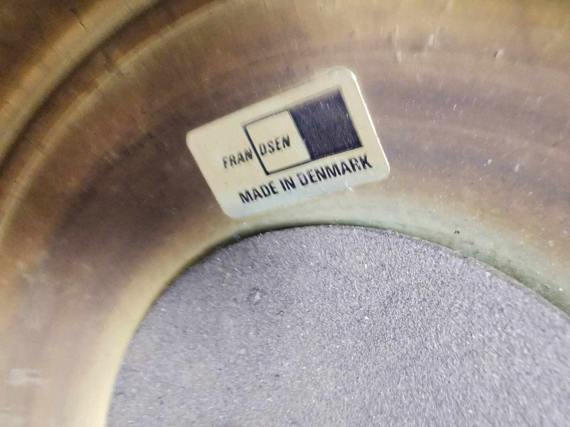 A set of beautiful table lamps in brass from Danish Frandsen Lighting 1980s