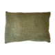 Khaki green embossed cushion