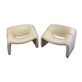 F598 Groovy chairs by Pierre Paulin for Artifort, 1980s