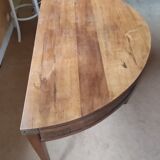 half-moon table