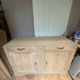 Solid oak sideboard – 1930s – fully airbrushed
