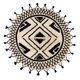 Round 160 cm cotton Berber rug