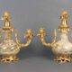 Pair of three-light candelabra Napoleon III
