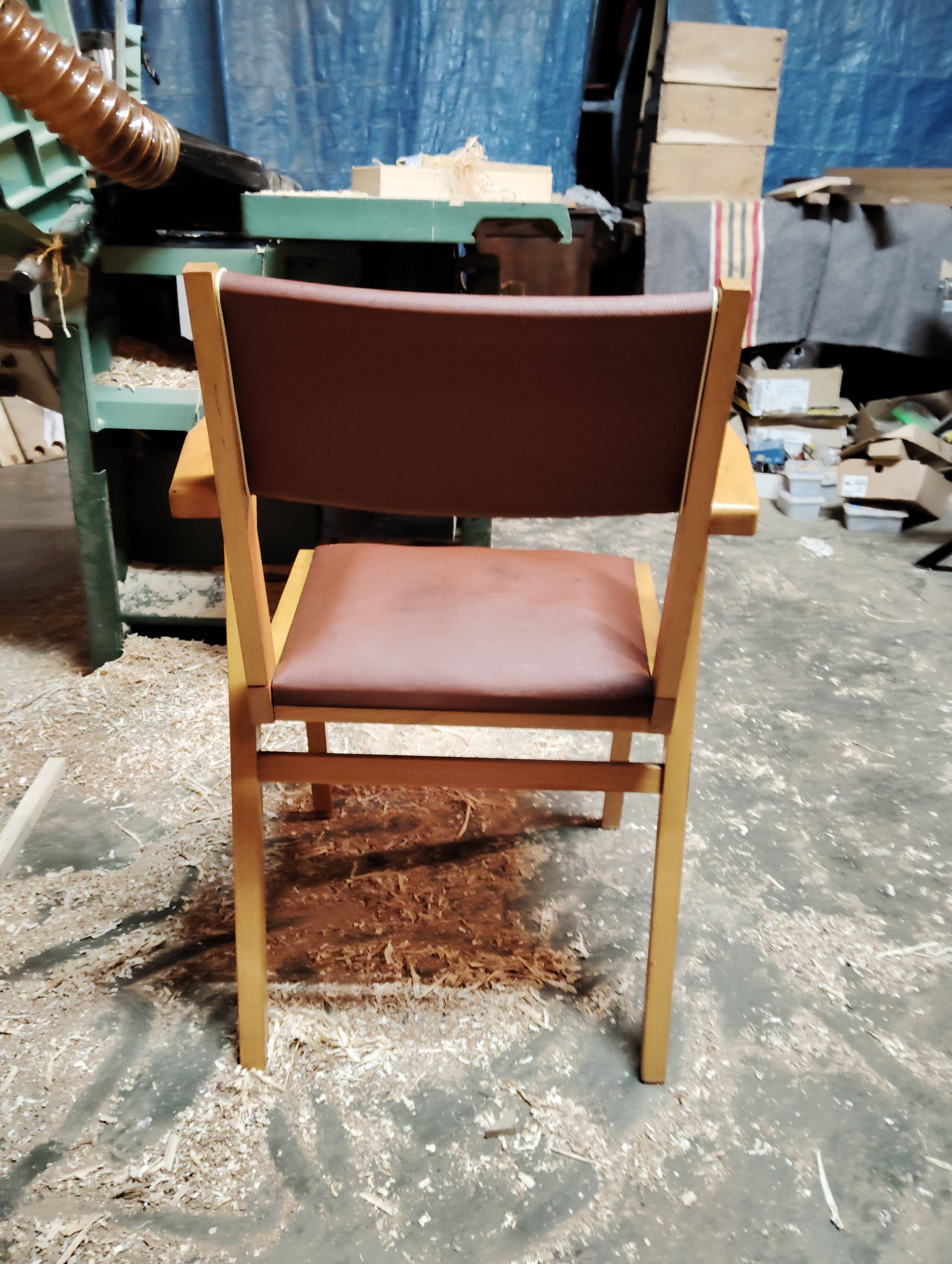 Vintage bridge armchair