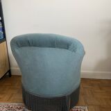 blue toad armchair