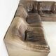 Vintage leather DS46 modular sofa by De Sede, 1970s