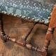 Monastery table - 9 chairs and 2 Louis XIII oak armchairs.