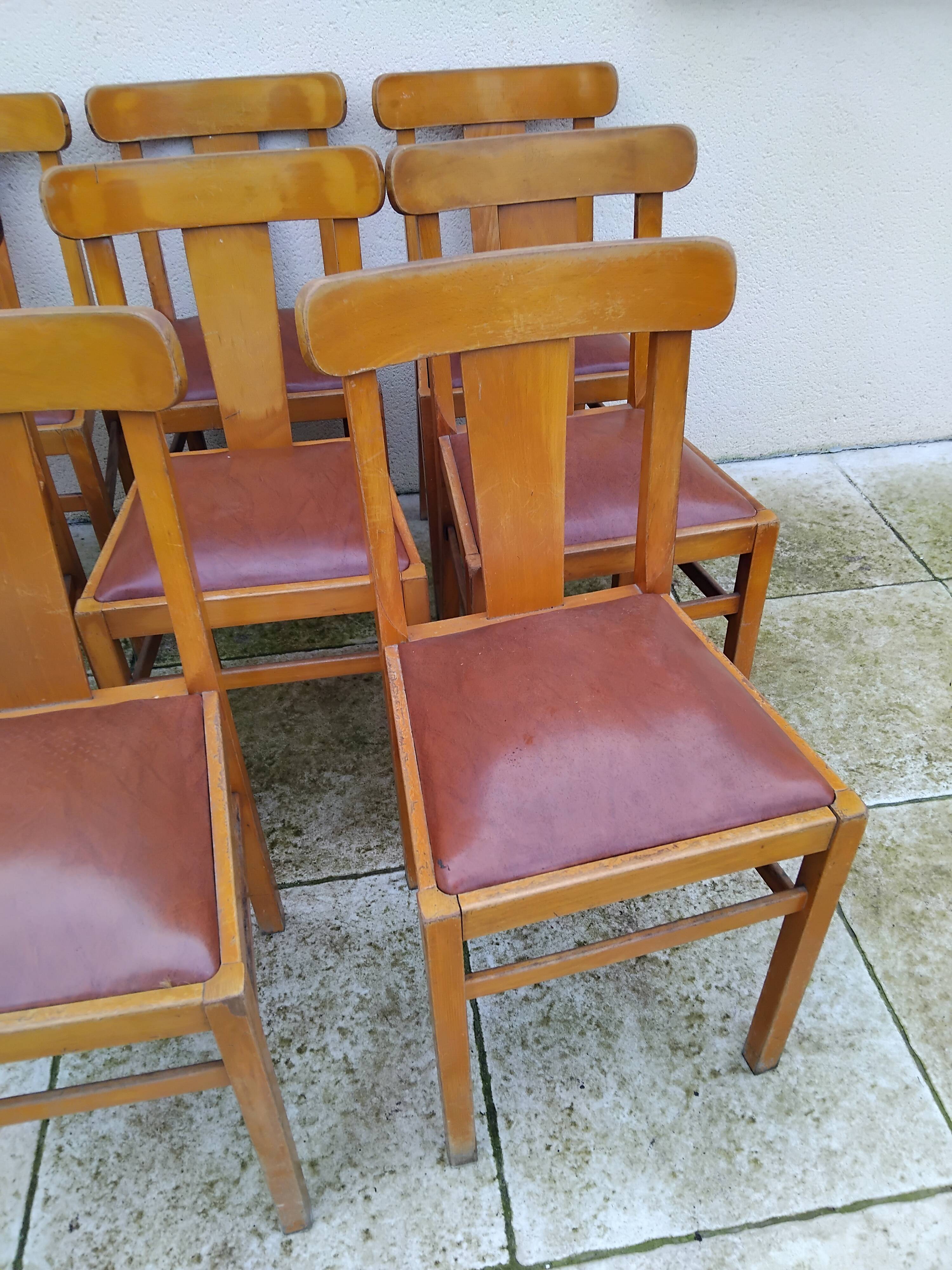 8 inseparable elf vintage bistro chairs