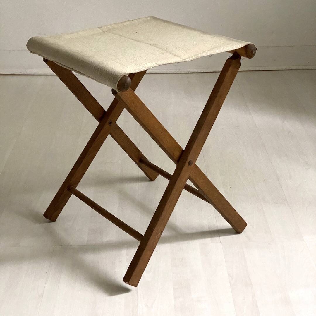 Vintage folding stool
