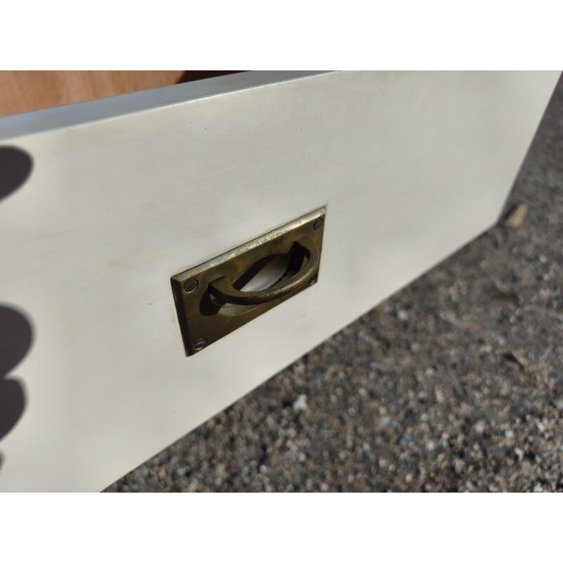 Console vintage bois et formica