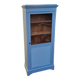 19th century glass cabinet with 1 door