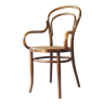 Fauteuil Viennois en bois-courbé type bistrot canné, vers 1900 UNGVAR