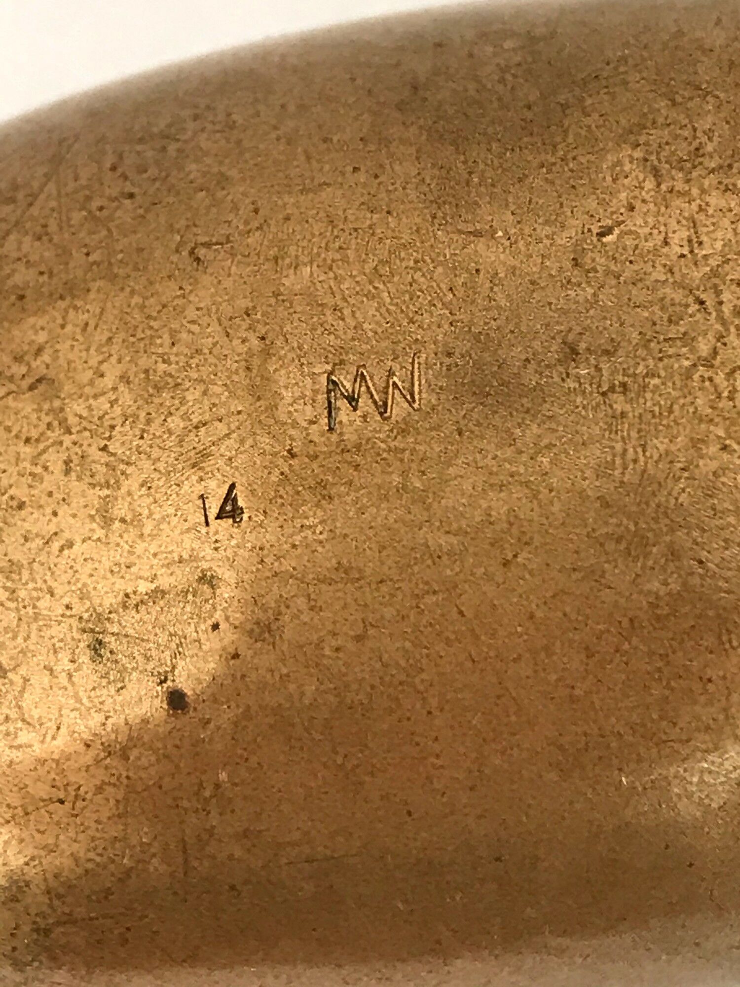 Bronze pebbles by Marjatta Weckström 80s