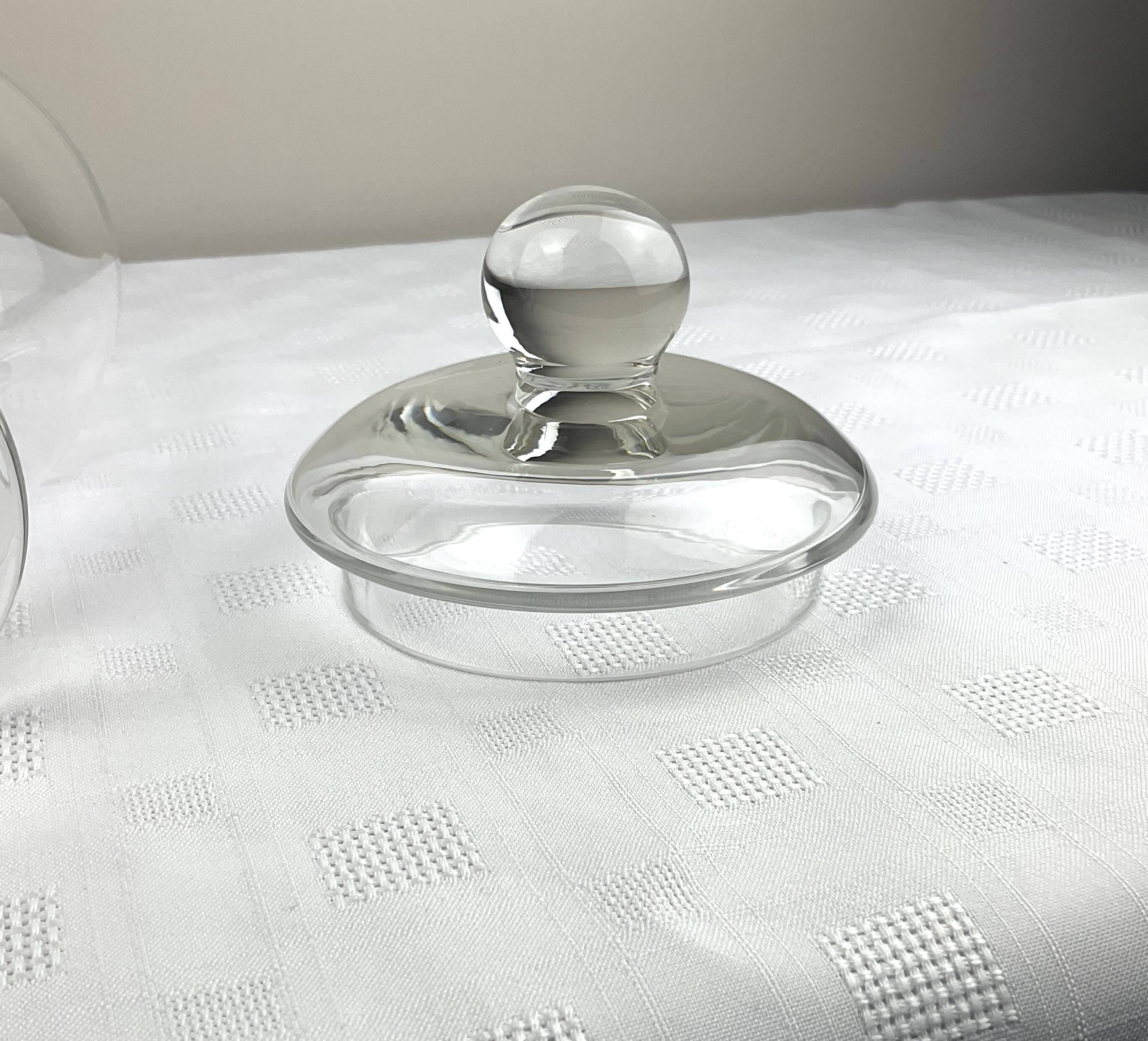 Glass chalice candy box