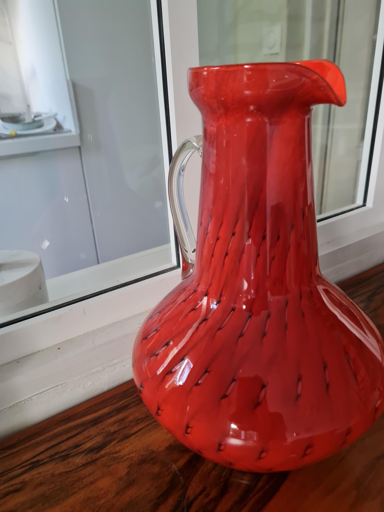 Murano red vase