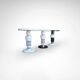 table d'appoint en céramique et marbre de style Memphis par Casalto 2