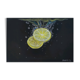 Illustration lemon in water
