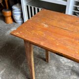 Fischel children's chair in curved wood and desk with 1 drawer