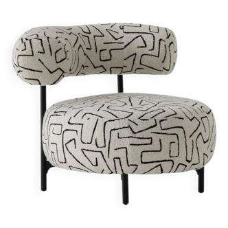 Fauteuil contemporain, arrondi